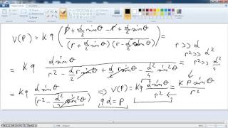 Videolezione fisica 2 parte 20dipolo elettrico parte 5 [upl. by Sibley]