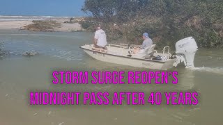 Storm Surge Reopened Midnight Pass After 40 Years in Siesta Key FL [upl. by Ennailuj287]