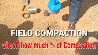 how to check soil compaction in field  field compaction video  soil test  soil compaction test [upl. by Dihahs497]