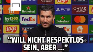 Sahin über die Lautstärke der GrazFans  BVB 10 Sturm Graz  Champions League [upl. by Ahsinyt]