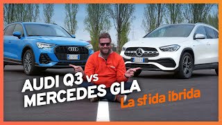 Audi Q3 vs Mercedes GLA 🚙 Confronto tra SUV ibride TOP 🔋 [upl. by Strickler746]