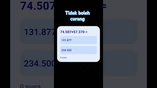 Harus jawab gak boleh ke kalkulator atau ke googlemath [upl. by Notle]