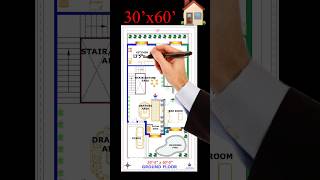 Detail Floor Plan with Proper Measurement  Beautiful Bungalow Plan shorts home house shortvideo [upl. by Gellman]