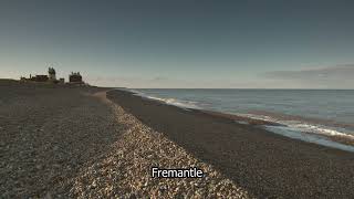 Suffolk  Aldeburgh beach  Aldeburgh  Shingle  Pebbles  Fremantle stock footage  E17R48 005 [upl. by Winfrid]