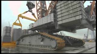 Liebherr Ehingen LR13000 First Lift [upl. by Adnilahs439]