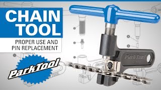 Park Tool Chain Tools  Pin Replacement amp Proper Usage [upl. by Hertzog747]