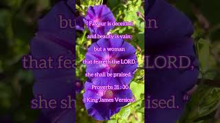 A Proverbs Woman  Proverbs 31  30 gospel truth faith believe Jesuslovesyou JesusisLord🙏❤️🙌 [upl. by Leschen]