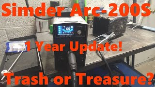 Simder Arc 200s StickTig Welding Machine 1 Year Update with Overheat Test Was Project Farm Right [upl. by Lentha]