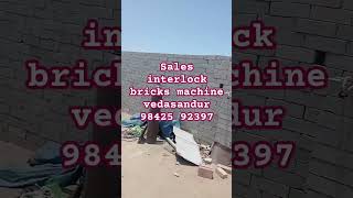 Interlock bricks machine sale fly ash machine sale vedasandur 9842592397 [upl. by Aryek693]