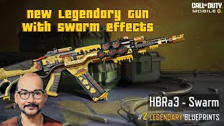 HBRa3  Swarm  Legendary Blueprints 3 days Trial  Call of Duty Mobile [upl. by Zackariah]