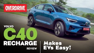 Volvo C40 Recharge review  makes EVs easy  OVERDRIVE [upl. by Ama]