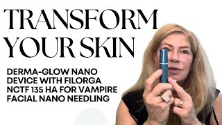 DermaGlow Nano Device My Skin GLOWED UP in DAYS But is it Overstated Filorga NCTF 135 HA Proof [upl. by Tunk974]