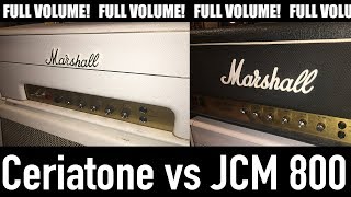 Marshall JCM 800 VS Ceriatone [upl. by Acyssej793]