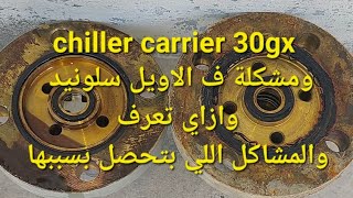 chiller carrier 30gx ومشكلة ف الاويل سلونيد وازاي تعرفها [upl. by Iznil]