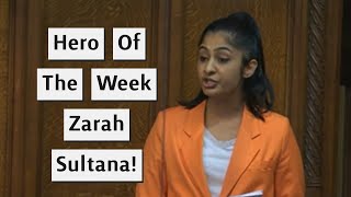 Hero Of The Week  Zarah Sultana Calls Out Classism Over Grenfell Tower Disaster [upl. by Resee875]