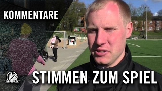 Die Stimmen zum Spiel SC Nienstedten  SC Teutonia 1910 II Kreisliga 7  ELBKICKTV [upl. by Marl]