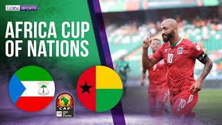 Equatorial Guinea vs GuineaBissau  AFCON 2023 HIGHLIGHTS  01182024  beIN SPORTS USA [upl. by Lledner397]