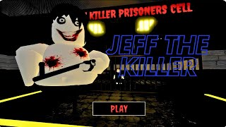 JEFF THE KILLER BARRYS PRISON RUN OBBY roblox scarryobby obby [upl. by Willy]