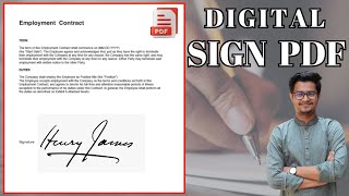 How To Digital Signature in PDF on Any Smartphone  Physical amp Electronic Signature [upl. by Yauqaj]