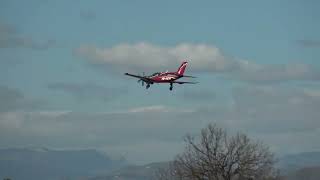 Private Piper PA 46 M600 SLS HBPEM Landing Malaga LEMG [upl. by Ellerahs]