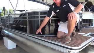 2015 Crest III 230 Pontoon Walkthrough For Sale at MarineMax Buford [upl. by Ytsur]