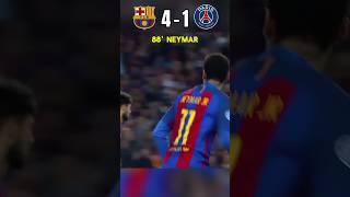 🇪🇸Barcelona vs 🇫🇷PSG  Aura UCL 2017🏆 messi ronaldo foryou soccer football neymar viral [upl. by Arrakat]