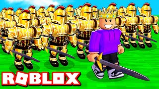 Becoming KING of the KNIGHT ARMY In Roblox MEDIEVAL TYCOON [upl. by Ahsenik]