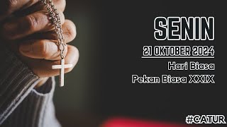 Bacaan Liturgi Senin 21 Oktober 2024  Hari Biasa Pekan Biasa ke XXIX [upl. by Eelynnhoj]