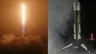 SpaceX Starlink 190 launch and Falcon 9 first stage landing 31 August 2024 [upl. by Harpole]