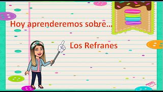 Los refranes  Qué es un refrán  Lenguaje y comunicación  aprendeencasa [upl. by Friede]