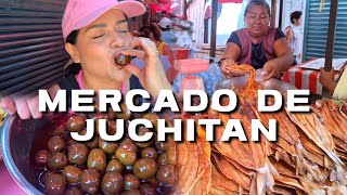 El MERCADO de JUCHITAN OAXACA Encontré GARNACHAS trajes BORDADOS de GALA Un paraíso [upl. by Kidd]