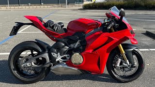 Buying a Ducati Panigale V4S 2025 First Look  Walk Around  Exhaust Note [upl. by Hiro]