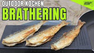 Heringe braten am Strand  Outdoor Kitchen  Anglerboard TV [upl. by Nifares]