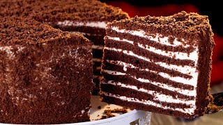 Spartak cake – it is prepared very easy but it is very tasty  Appetizingtv [upl. by Friedland]