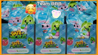 KITTENS VS GHERKINS 🐱 FULL BOXES NEW Cats Vs Pickles Plushies Blind Bag Mystery Plush [upl. by Swanhilda321]