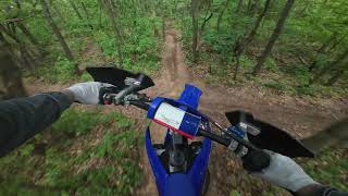 Burning in new trail on a YZ250X [upl. by Malilliw]