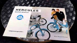 Hercules MopedMokick Eine MopedParade 1965 221 T quotSaxonettequot 219 A 220 PL 220 KF 220 KF 4 [upl. by Aynot]