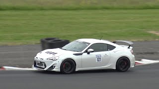 Modified Toyota GT86  Amazing Sounds  In Action on Track 500hpSequential Gearbox [upl. by Assiran640]