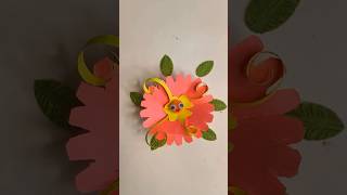 Easy Flower Craft New Creative ideas flowers papercraft youtubeshorts trending art diy [upl. by Lraed396]