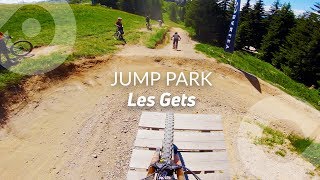 JUMP PARK Les Gets bike park France [upl. by Ynavoeg364]