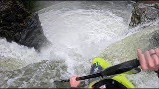 Kayaking on Canyon Creek WA  24 Season Opener  910CFS [upl. by Leandre]