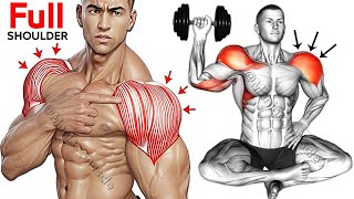 SHOULDER WORKOUT  Targets Front Delt  Side Delts  Rear Delt [upl. by Yasnil]