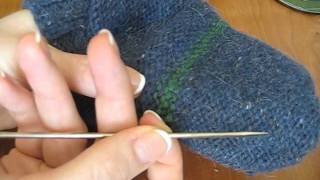 How to Make Mittens into Convertible Knit Mittens [upl. by Edison]