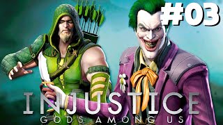 CORINGA E ARQUEIRO VERDE  Injustice Gods Among Us Dublado PTBR Ep03 [upl. by Milak]