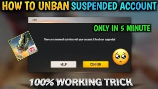 free fire ID Unban Kase Kare  how to unban free fire account  2024 ff unsuspend account [upl. by Wilscam999]