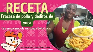 NUEVA RECETA✅ DELICIOSO FRICASÉ DE POLLO Y DEDITOS DE YUCA [upl. by Einhoj]