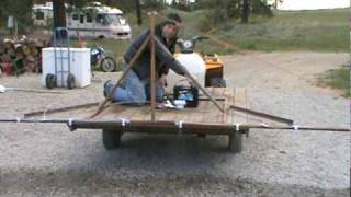 Home made boom sprayer 8 nozzle [upl. by Sergo67]