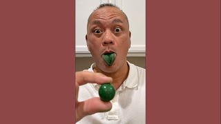 👂ASMR DUBBLE BUBBLE PAINTERZ MOUTH COLORING BUBBLE GUM GRIPPIN’ GREEN EATING SOUNDS👂ORIGINAL LENGTH👂 [upl. by Aikar595]