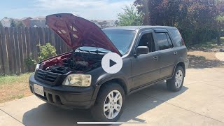 9701 Honda CRV JDM B20B head swap [upl. by Lanahtan]