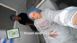 Our First Frozen Embryo Transfer 🐣 IVF Journey [upl. by Ylrebmyk899]